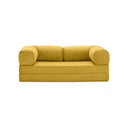 Canapé Chauffeuse Convertible 3 Places – Velours Déhoussable – Grand Confort