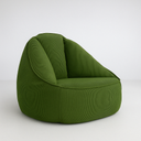 Pouf Poire Fauteuil Velours côtelé Sacoche