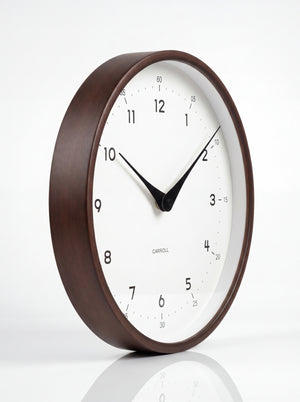 Round Wood-Effect Wall Clock Arlo