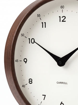 Round Wood-Effect Wall Clock Arlo
